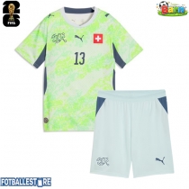 Sveits Zeki Amdouni #23 Bortedraktsett Barn VM 2026 Kortermet (+ Korte bukser)